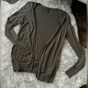 Maurices cardigan green